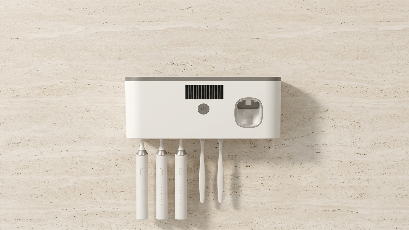 Support de Brosse à Dents UV – Organisateur & Distributeur Automatique - PURE