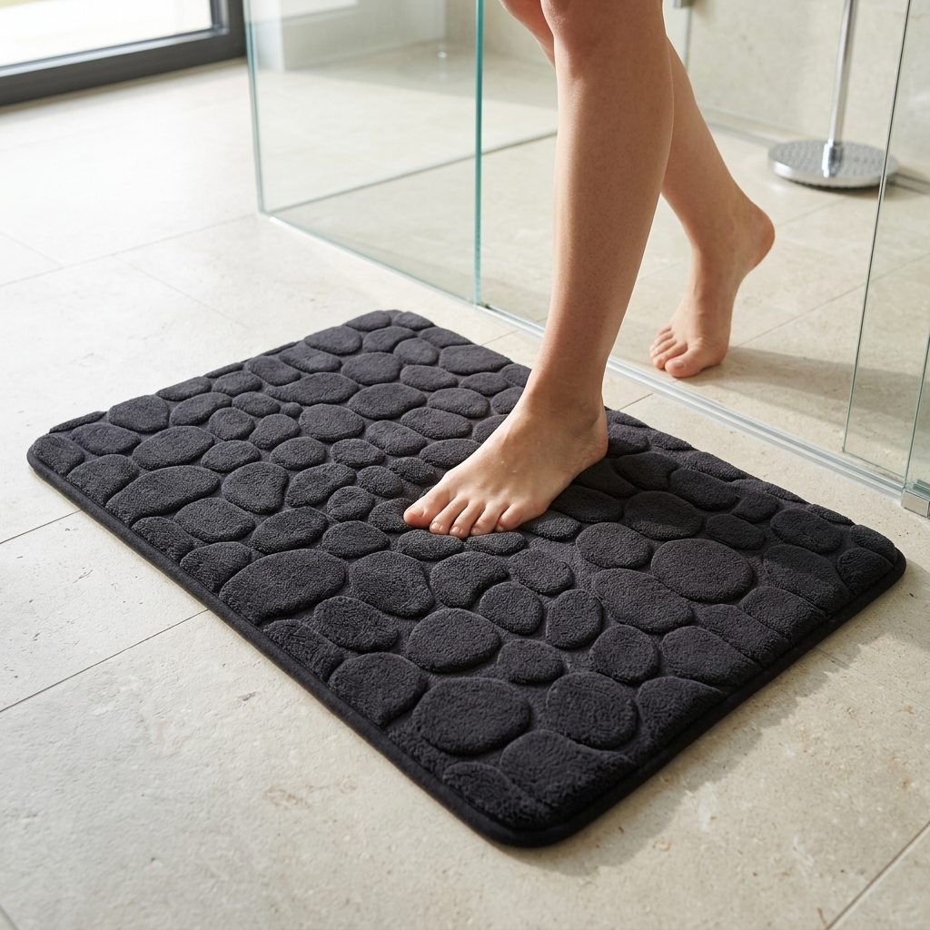 Tapis de Bain Effet Galets | Ultra-Absorbant & Antidérapant – Image 3